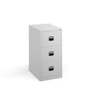 Steel Contract Filing Cabinet - White - Flogit2us.com