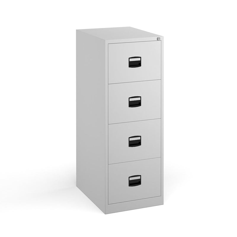 Steel Contract Filing Cabinet - White - Flogit2us.com