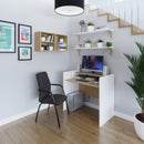 Bagan Home Office Workstation With Writing Shelf - Flogit2us.com
