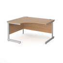 Contract 25 Ergonomic Desk With Cantilever Leg - Beech - NWOF
