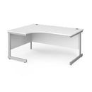 Contract 25 Ergonomic Desk With Cantilever Leg - White - NWOF