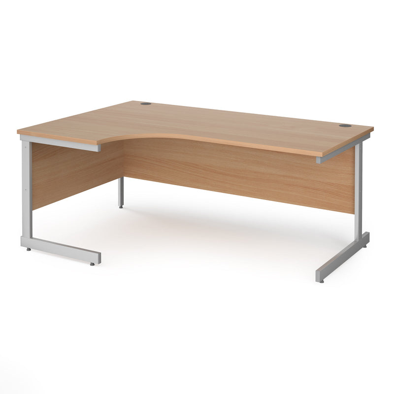 Contract 25 Ergonomic Desk With Cantilever Leg - Beech - NWOF