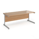 Contract 25 800mm Deep Straight Desk With Cantilever Leg - Beech - NWOF
