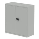 QUBE by Bisley 2 Door Stationery Cupboard - Goose Grey - NWOF