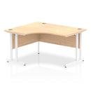 Impulse Crescent Desk With Cantilever Leg - Maple - NWOF