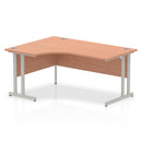 Impulse Crescent Desk With Cantilever Leg - Beech - NWOF
