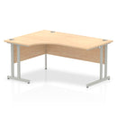 Impulse Crescent Desk With Cantilever Leg - Maple - NWOF
