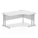 Impulse Crescent Desk With Cantilever Leg - White - NWOF