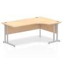 Impulse Crescent Desk With Cantilever Leg - Maple - NWOF