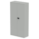 QUBE by Bisley 2 Door Stationery Cupboard - Goose Grey - NWOF