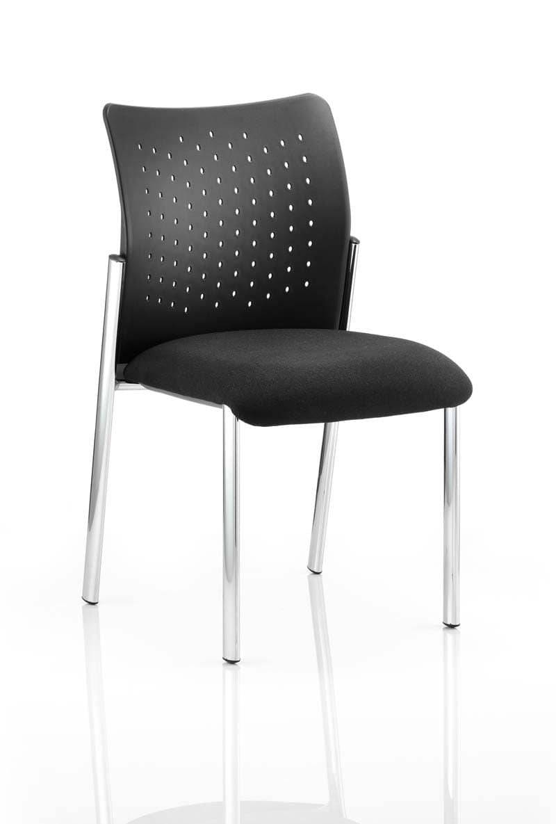 Academy Visitor Chair Black Without Arms - NWOF