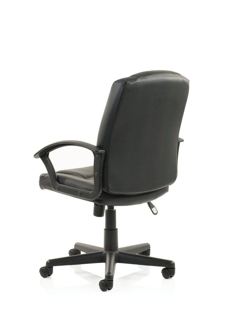Bella Executive Managers Chair Black Leather - NWOF