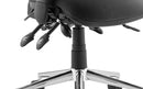 Chiro Medium Back Task Operators Chair Black With Arms - NWOF