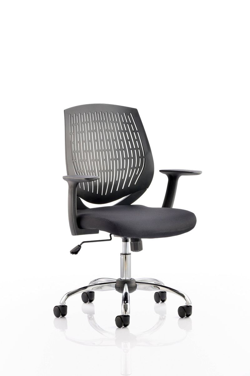 Dura Task Operator Chair Black With Arms - NWOF