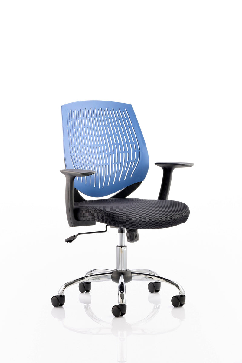 Dura Task Operator Chair Blue With Arms - NWOF