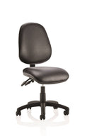 Eclipse Plus II Lever Task Operator Chair Bonded Leather Black - NWOF