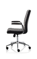 Ezra Executive Black Leather Chair - NWOF