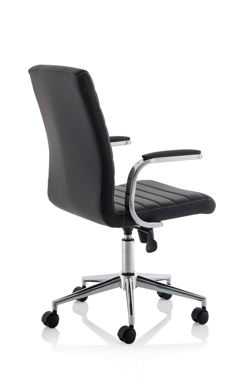 Ezra Executive Black Leather Chair - NWOF