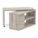 Fleur Smart Storage Desk Grey Oak - NWOF