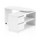 Fleur Smart Storage Desk White - NWOF