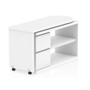 Fleur Smart Storage Desk White - NWOF
