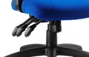 Galaxy Task Operator Chair Blue Fabric With Arms - NWOF