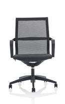 Lula Black Mesh Executive Chair With Fixed Arms - NWOF