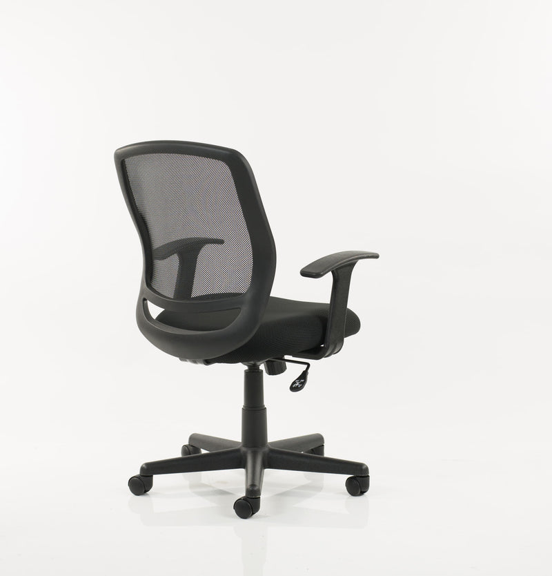 Mave Task Operator Chair Black Mesh With Arms - NWOF