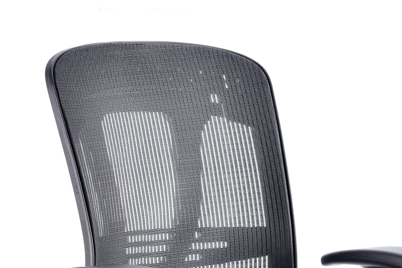Mirage II Executive Chair Black Mesh With Arms Without Headrest - NWOF