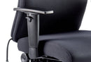 Onyx Ergo Posture Chair Black Fabric With Arms - NWOF