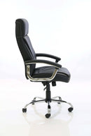 Penza Executive Black Leather Chair - NWOF