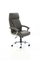 Penza Executive Brown Leather Chair - NWOF
