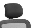 Stealth Shadow Ergo Posture Black Mesh Seat And Back Chair With Arms & Headrest - NWOF