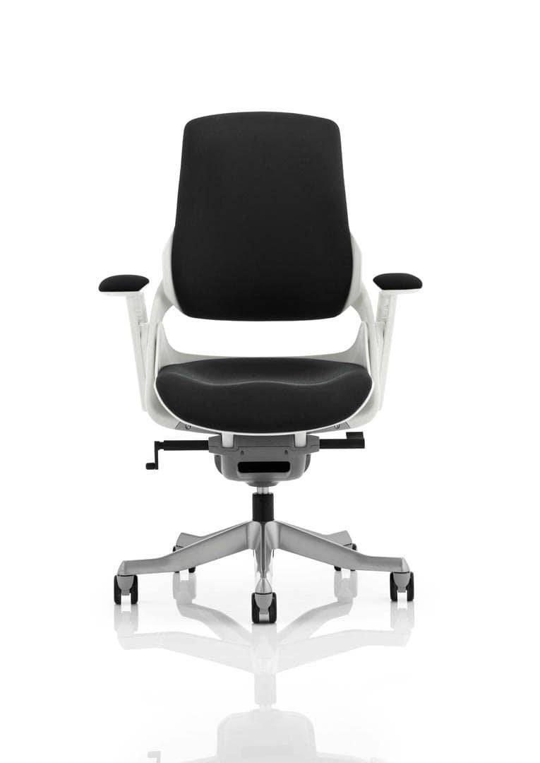 Zure Executive Chair Black Fabric With Arms - NWOF