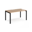 Adapt Single Desk 800mm Deep - Beech - NWOF