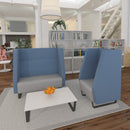 Encore² High Back 1 Seater Sofa 600mm Wide With Black Sled Frame - NWOF