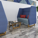 Encore² High Back 2 Seater Sofa 1200mm Wide With Black Sled Frame - NWOF