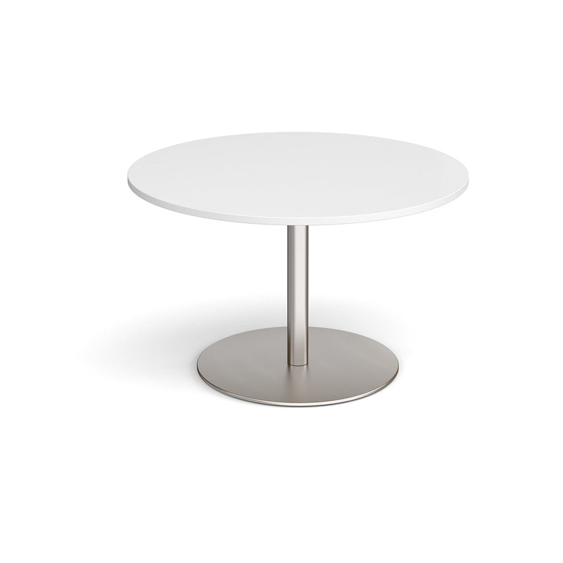 Eternal Circular Boardroom Table - White - NWOF