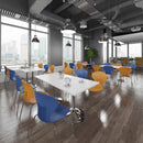 Genoa Circular Dining Table With Trumpet Base 800mm - Kendal Oak - NWOF