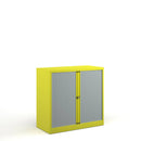 Bisley Systems Tambour Cupboard - Yellow - NWOF