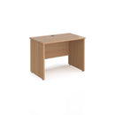 Maestro 25 600mm Deep Straight Desk With Panel End Leg - Beech - NWOF
