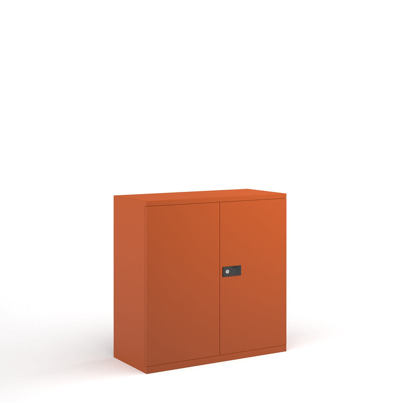 Steel Contract Cupboard - Orange - NWOF