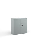 Steel Contract Cupboard - Silver - NWOF