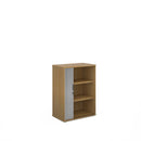 Universal Single Door Tambour Cupboard - Oak - NWOF