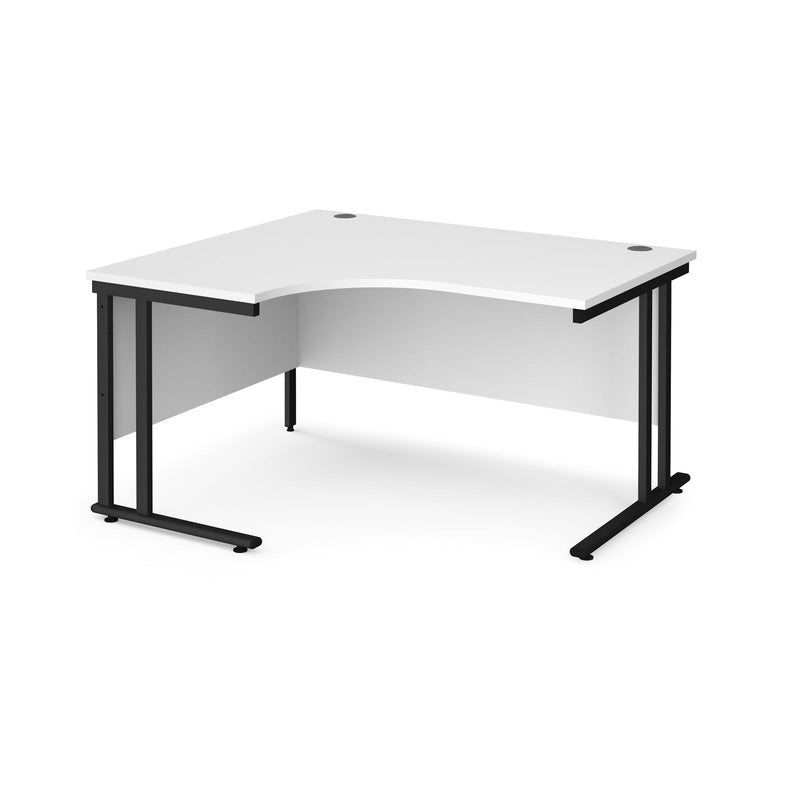 Maestro 25 Ergonomic Desk With Cantilever Leg - White - NWOF