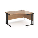 Maestro 25 Ergonomic Desk With Cantilever Leg - Beech - NWOF