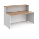 Welcome Reception Desk - White/Beech - NWOF