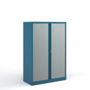 Bisley Systems Tambour Cupboard - Blue - NWOF