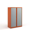 Bisley Systems Tambour Cupboard - Orange - NWOF