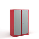Bisley Systems Tambour Cupboard - Red - NWOF